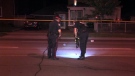 Toronto police officers investigate reports of a shooting in Lawrence Heights. 