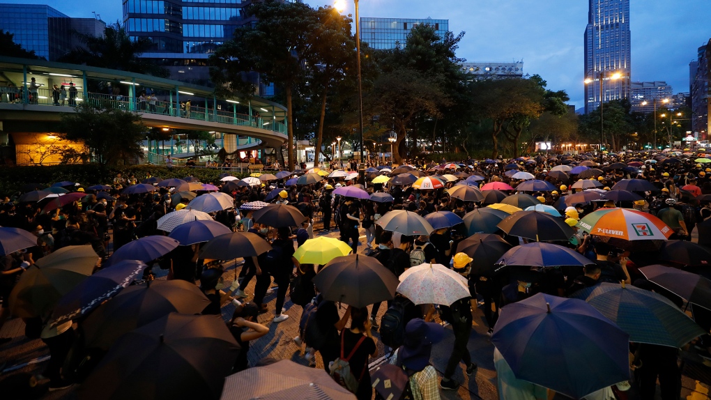 Demonstration in Hong Kong