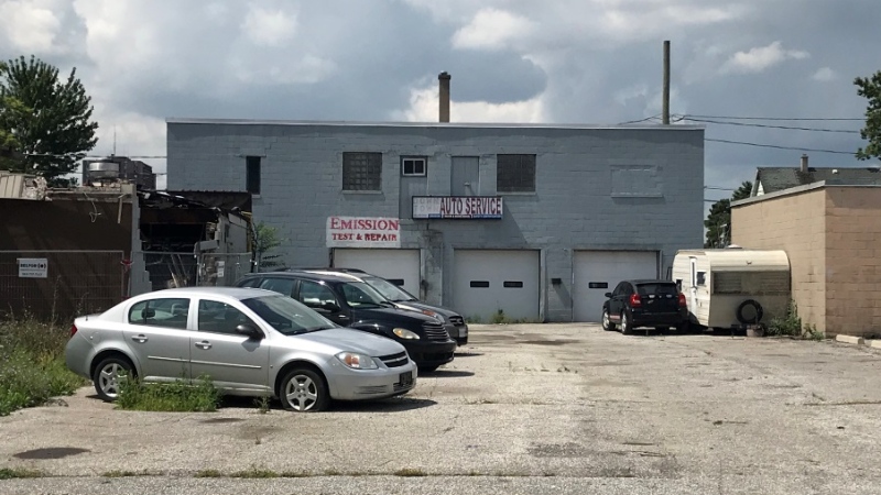 The Downtown Auto Service Center in Windsor was fined $50,000 for curbsiding on Aug. 7, 2019. (Angelo Aversa / CTV Windsor)