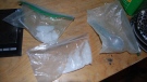 Methamphetamine seized in Ayton, Ont. on Monday, Aug. 5, 2019 is seen in this image released by the West Grey Police Service.