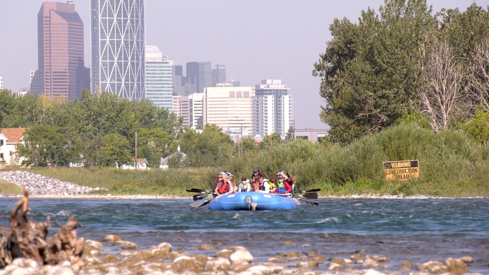 Eco-floats let Calgarians learn more about the Bow River