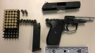Police have released photos of weapons and ammunition seized as part of an investigation into a shooting at a north-end nightclub. (Toronto Police Service handout)