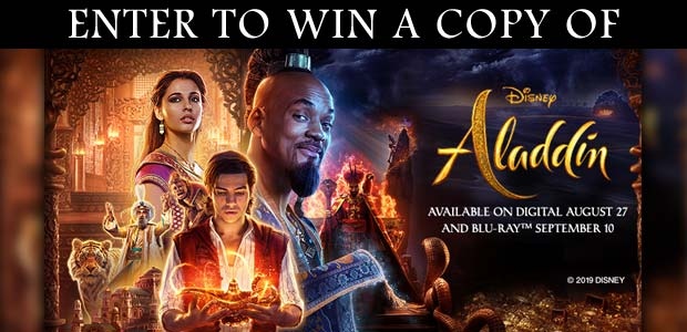 Disney's Aladdin on Blu-Ray Banner