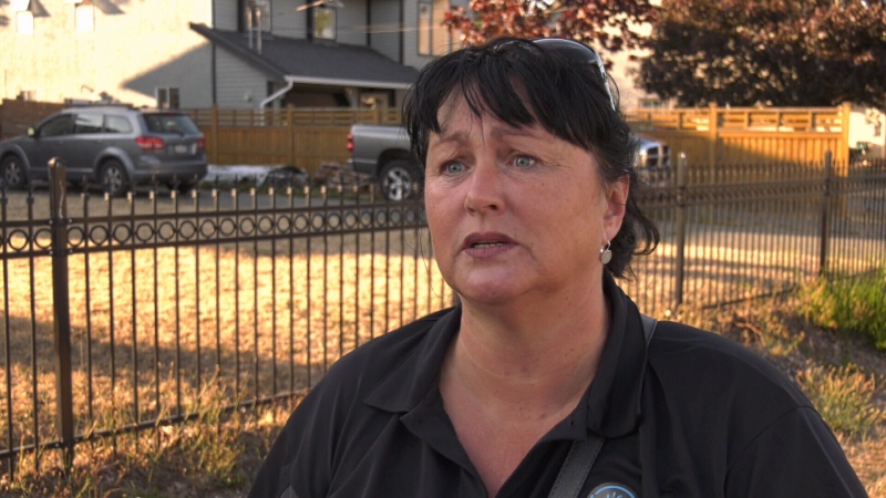 Melissa Hyland says she isn't sure what she and her sons will do now that the rental home they put a damage deposit down on turned out to be a scam. Aug. 14, 2019. (CTV Vancouver Island)