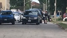 There is increased police presence in the 300 block of Josephine Avenue in Windsor, Ont., on Thursday, Aug. 15, 2019. (Chris Campbell / CTV Windsor)