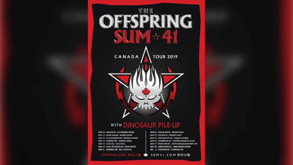 The Offspring and Sum 41 Canada Tour 2019