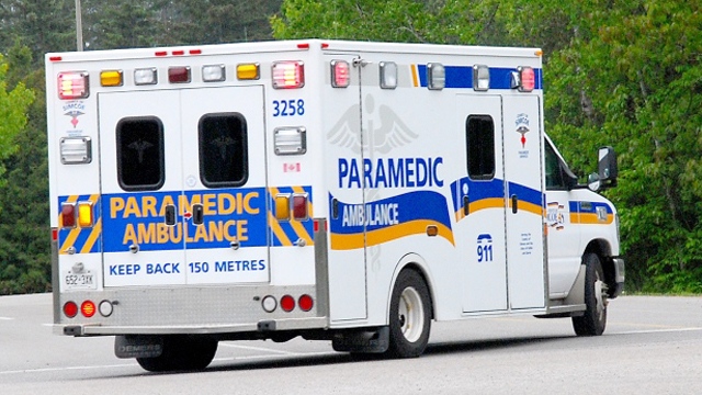 An ambulance is pictured in this file image. (CTV News Barrie)