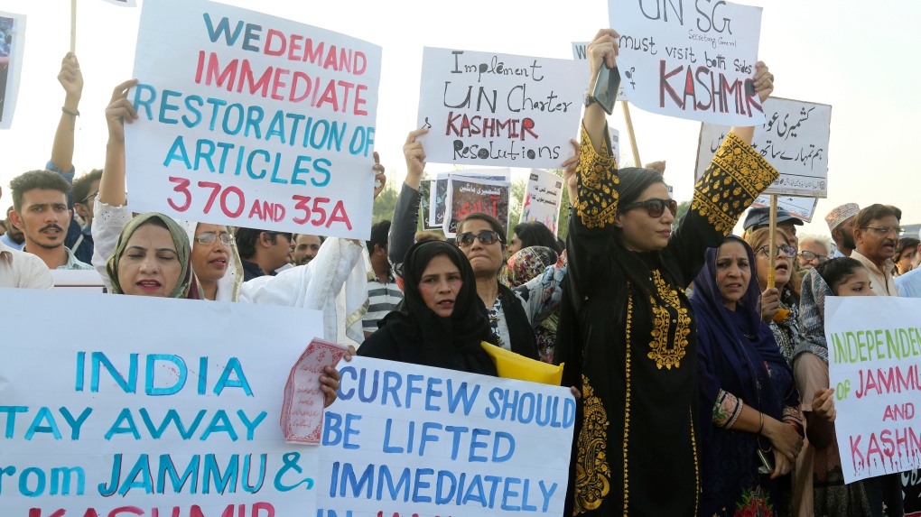 kashmir protests