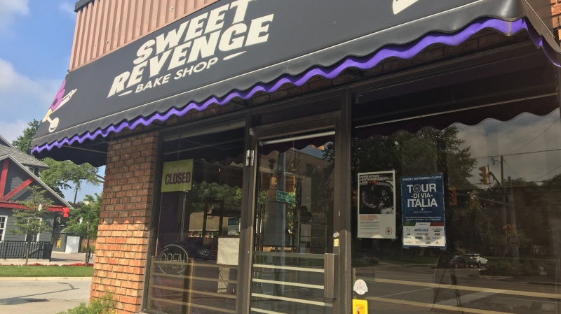 Sweet Revenge bakeshop in Windsor, Ont., on Wednesday, Aug. 8, 2019. (Ricardo Veneza / CTV Windsor)