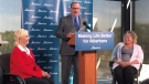 Transportation Minister Ric McIver said at an announcement in Fort Saskatchewan on Wednesday the Highway 15 twinning project would be complete in 2021. (Courtesy: Government of Alberta)