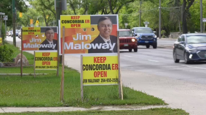 Manitoba Election signs