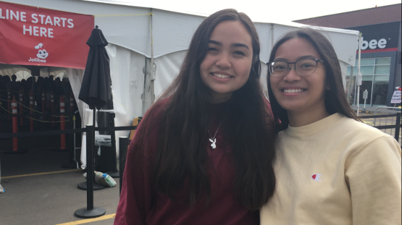 A pair of teens is offering to save you the long lines at Jollibee if you’re willing to pay them $15 an hour to do it