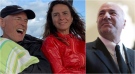 Gary Poltash, left, and Susanne Brito, centre, were both killed in a boat crash that involved businessman Kevin O'Leary. (GoFundMe / The Canadian Press)