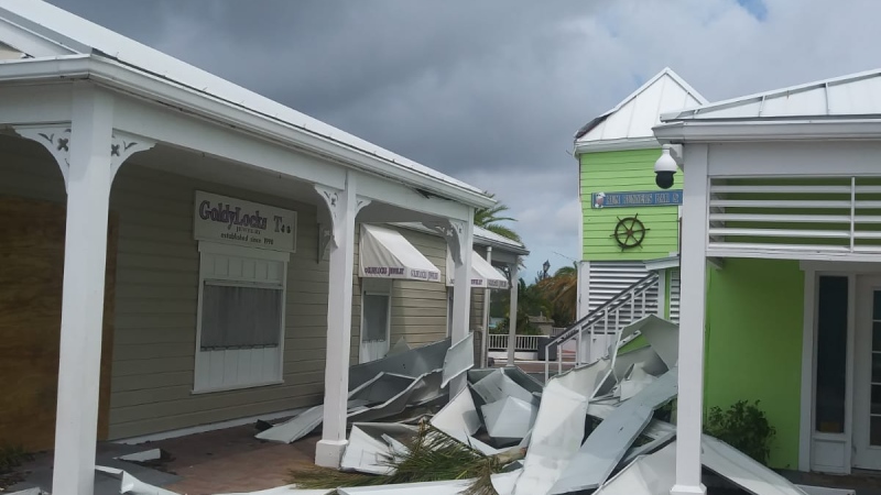 Photos from Christian Szurma showing the damage caused by Hurricane Dorian. Szurma is stranded in the Bahamas. (Supplied/Christian Szurma)