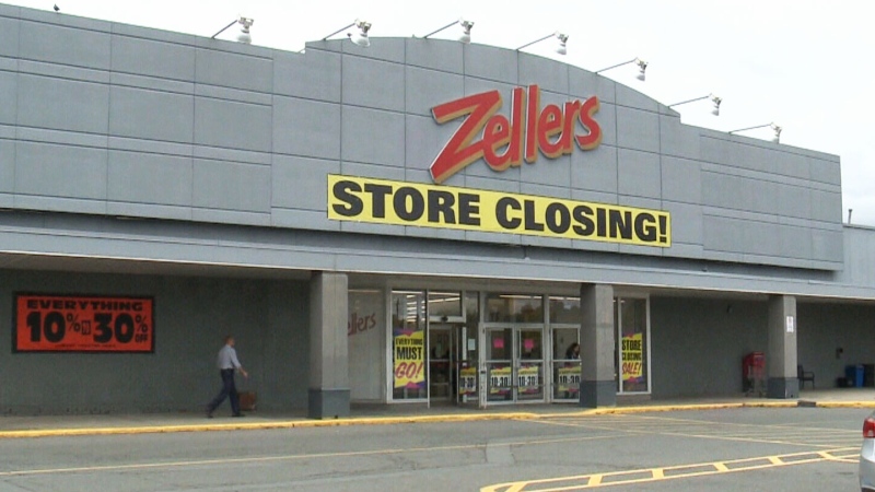 One of the two remaining Zellers locations, in Ottawa.