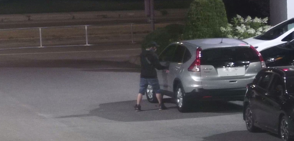Surveillance footage from Hawkesbury Toyota.