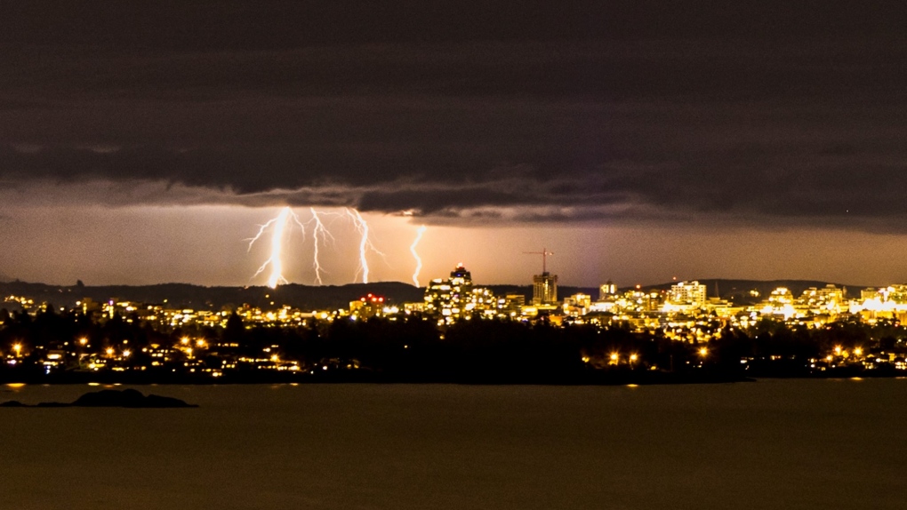 Vancouver Island lightning