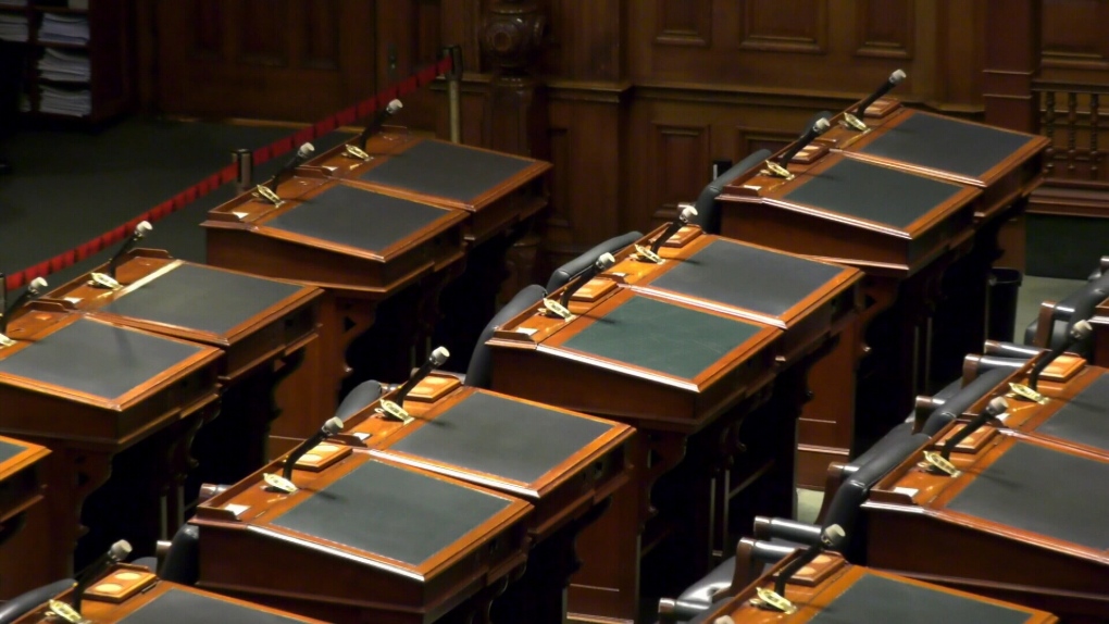 Ontario Legislature empty