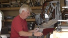 Comox Valley jeweller Dan Walker at work (CTV News Vancouver Island)