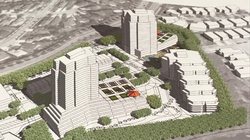 Proposed high-rise towers in St. Albert