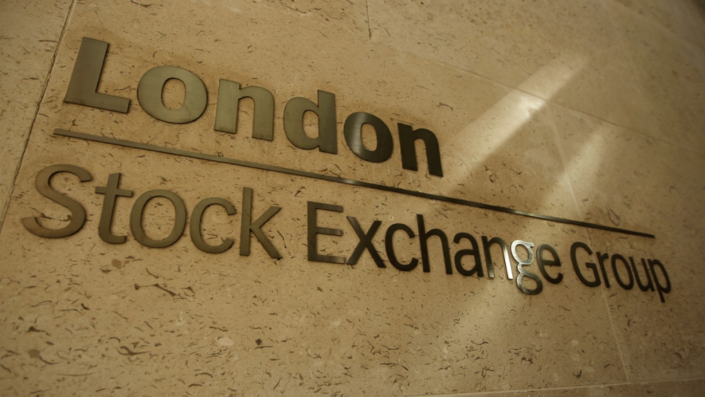 Sign at the Stock Exchange in the City of London
