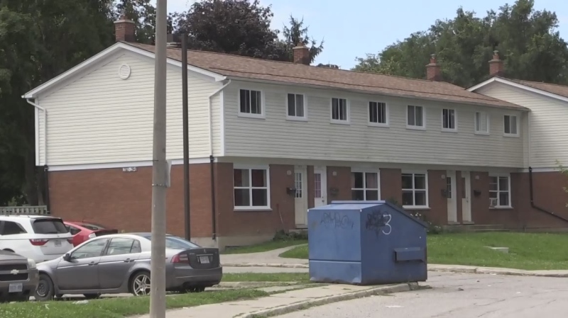 London Middlesex Community Housing units with longstanding vacancies are seen in London, Ont. on Thursday, Sept. 12, 2019. (Daryl Newcombe / CTV London)