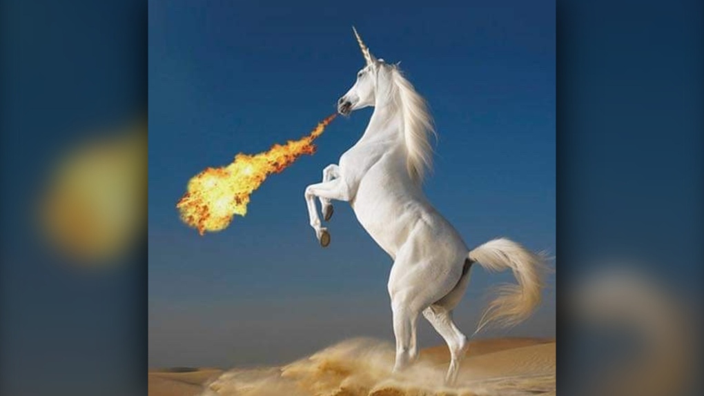 fire-breathing unicorn