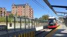 Nearing the end of the line at Cyrville station. A small utilitarian station with not much happening except trains. (Graham Richardson/CTV Ottawa)