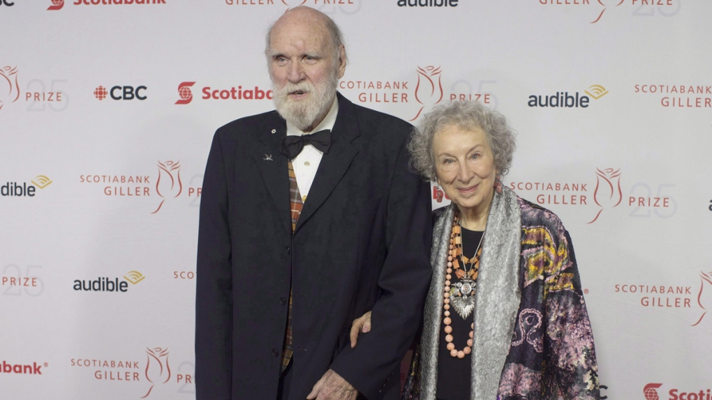Margaret Atwood and Graeme Gibson in 2018