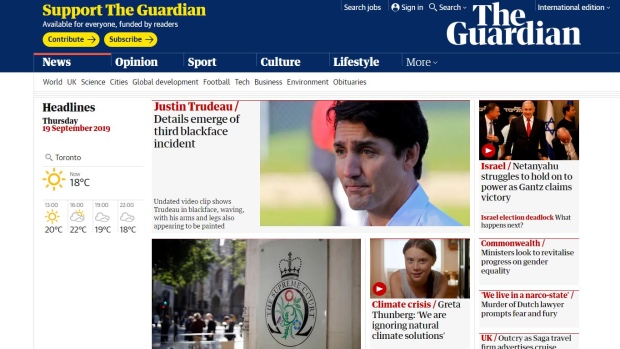 The Guardian on Trudeau photo scandal