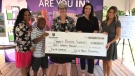 Members of the Solcz Family Foundation presented a cheque for $300,000 to Family Respite Services in support of the new capital campaign on Sept. 20, 2019. ( Michelle Maluske / CTV Windsor )