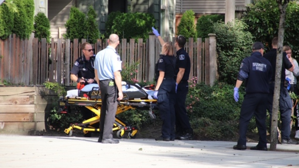 Paramedics respond to child fall in Surrey