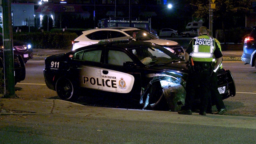 Vancouver police crash