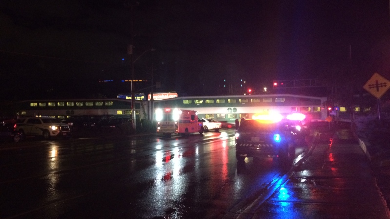 Regional Police are investigating a sudden death near the Kitchener GO Station. (Johnny Mazza / CTV Kitchener)