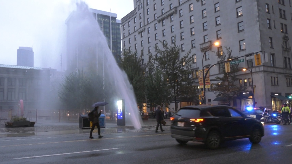 Water main Vancouver
