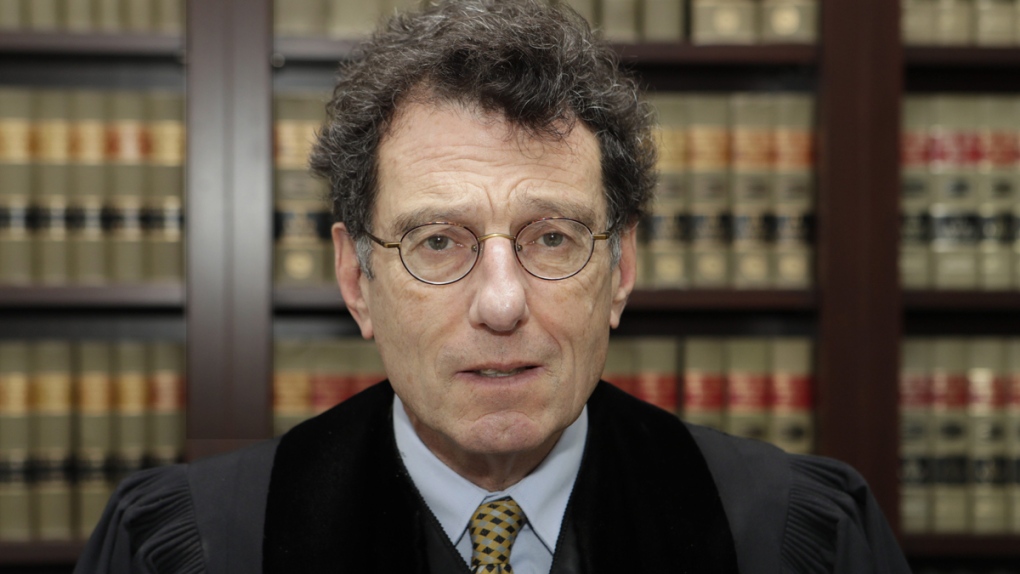 Judge Dan Polster in his Cleveland office