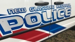 The side of a New Glasgow Regional Police vehicle. (CTV Atlantic) 