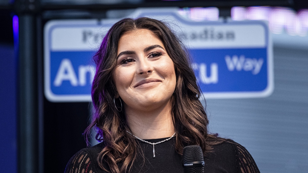 Bianca Andreescu in Mississauga, Ont.