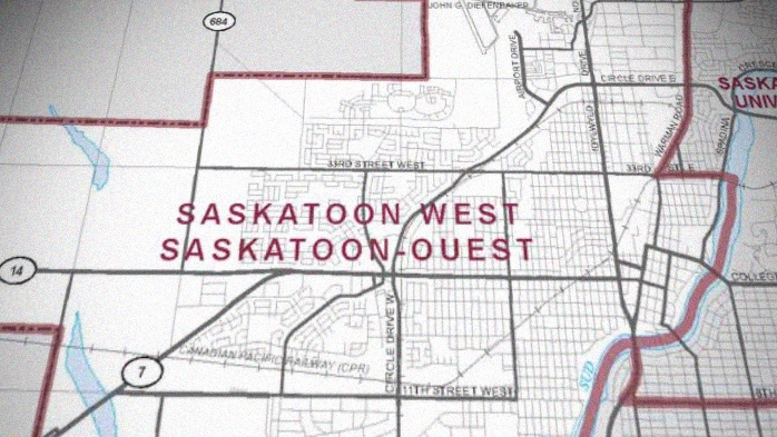 Saskatoon West federal riding map 2019