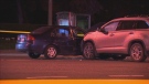One man is dead after a collision in the intersection of Kennedy Road and St. Clair Avenue East. (CTV News Toronto)