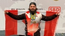 Luke Tremblay wins gold at the Commonwealth Powerlifting Championships in St. John's, Newfoundland. (Courtesy Luke Tremblay / Instagram)