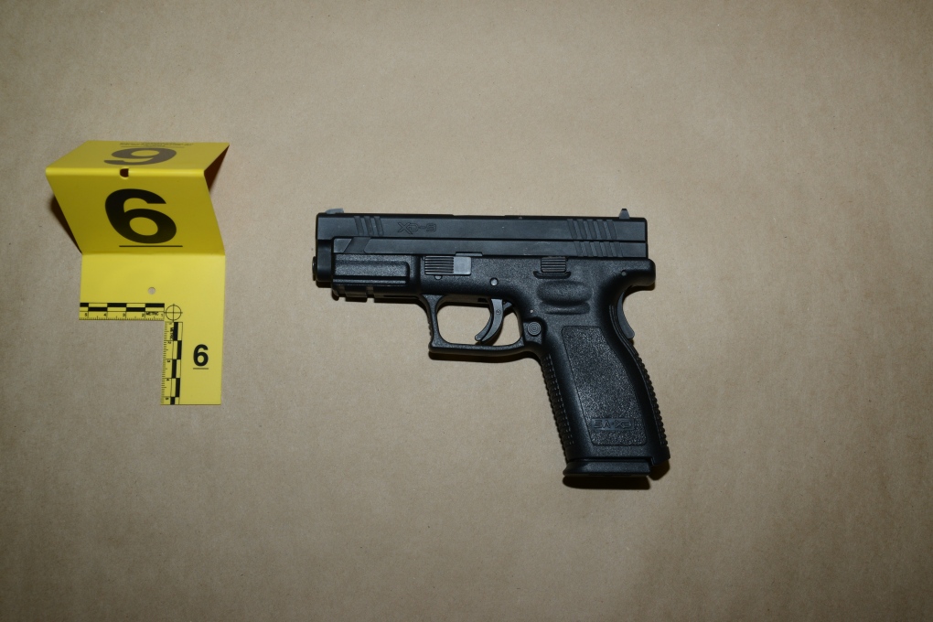 Handgun seized 