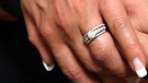 A wedding ring is seen in this undated file image. 