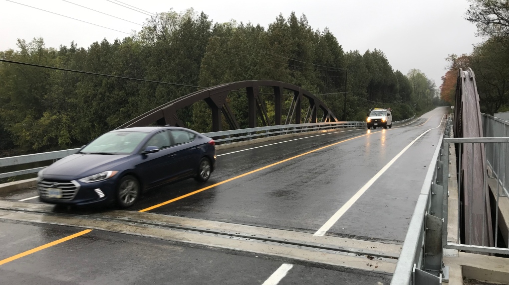 The new Niska Road bridge