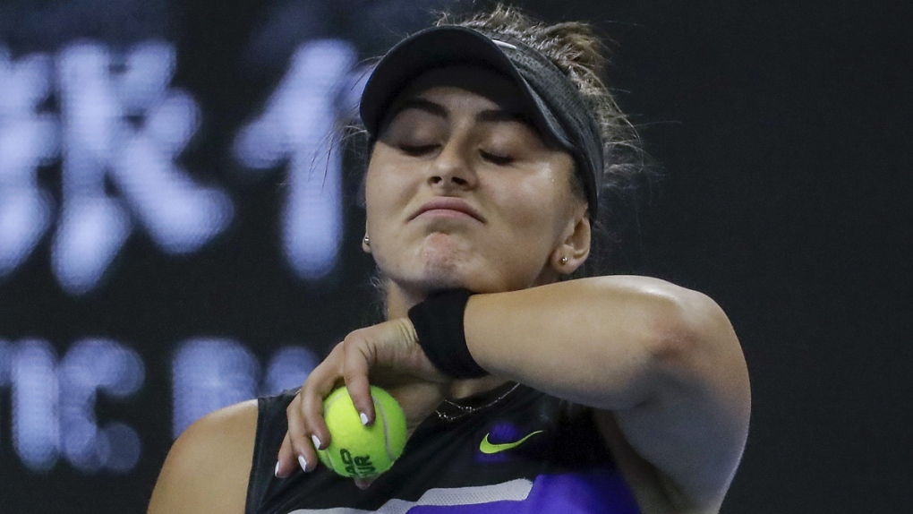 Bianca Andreescu at the China Open