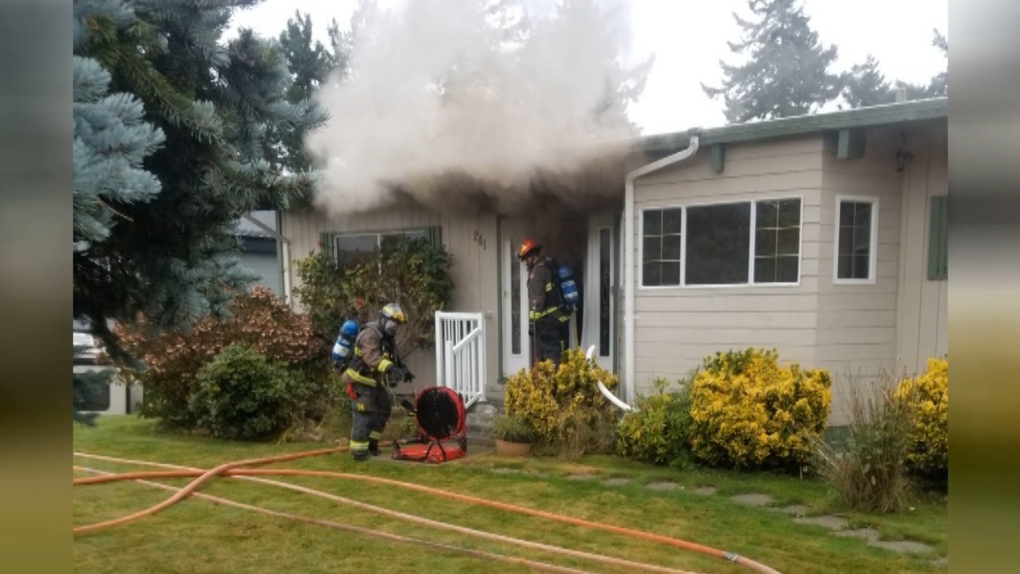 Campbell River house fire