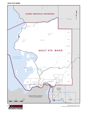 Federal Sault Ste. Marie Riding Map
