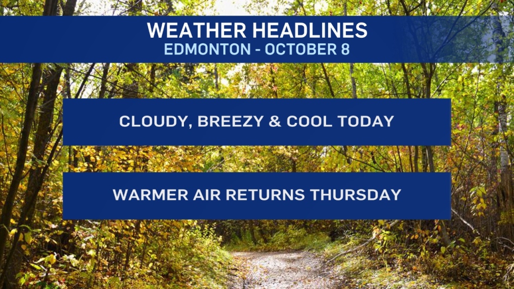 Edmonton weather for Tuesday, October 8 | CTV News