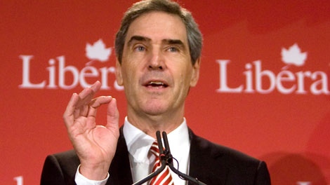 Liberal Leader Michael Ignatieff delivers a speech at Liberal caucus during their summer retreat in Sudbury, Ont., on Tuesday, Sept. 1, 2009. (Sean Kilpatrick / THE CANADIAN PRESS)