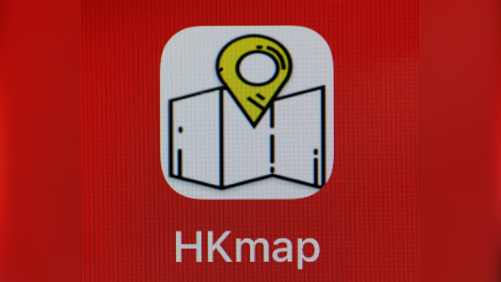 An icon of the app 'HKmap.live'